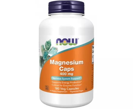 Now Foods Magnesium 400 mg 180 Capsules