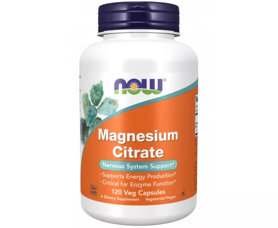 Now Foods Magnesium Citrate 120 Capsules