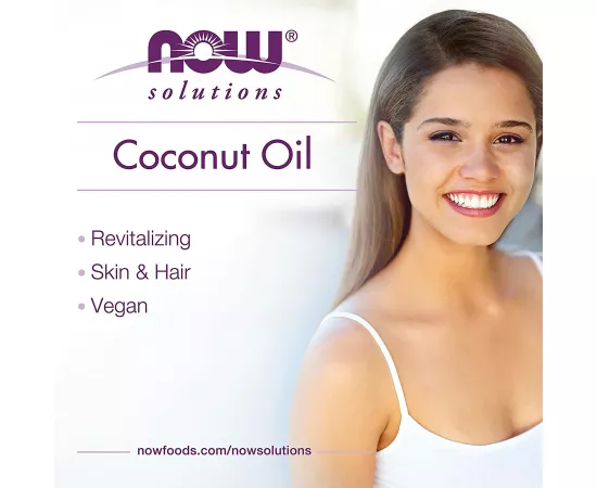 Now Solution Coconut Oil 3oz