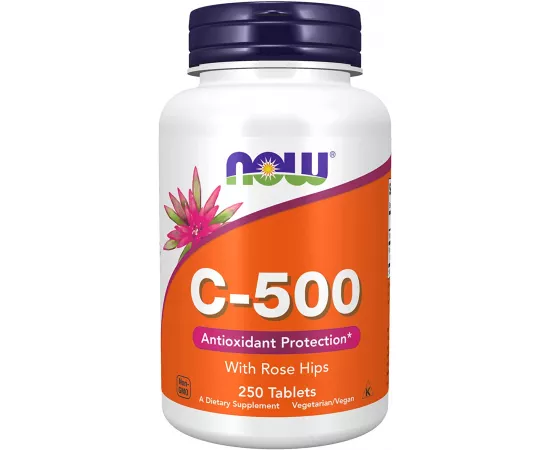 Now Foods Vitamin C-500  Antioxidant Protection 250 Tablets