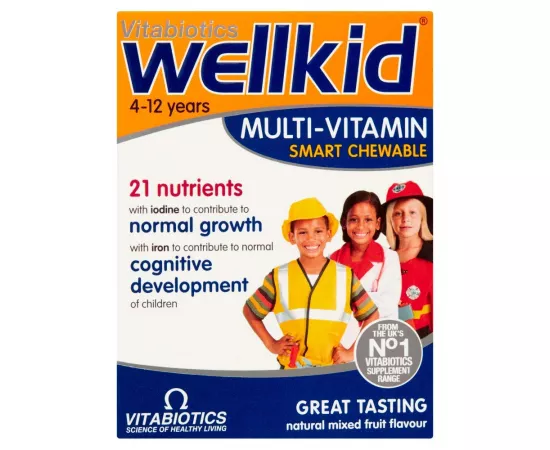 Vitabiotics  Wellkid Smart Chewable 30 Tablets