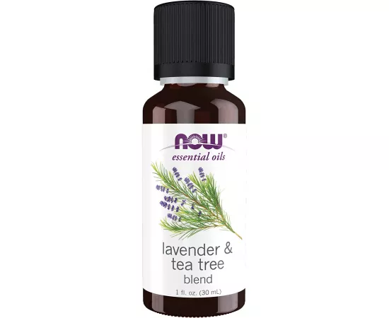 Now Essential Oils Lavender & Tea Tree Oil Blend 60/40 100% Pure 1 Fl. Oz.