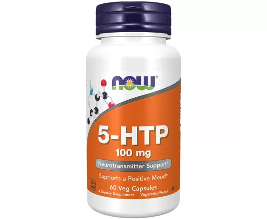 Now Foods 5-HTP 100mg 60 Veg Capsules