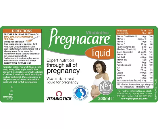 Vitabiotics  Pregnacare Liquid 200ml