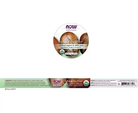 Now  Solution Shea Butter Organic 3 oz