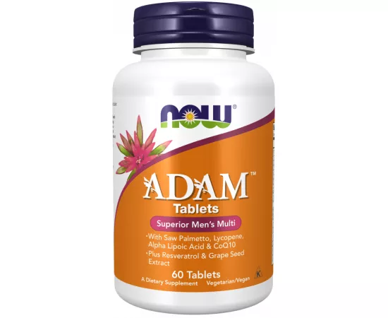 Now Foods Adam Men's Multiple Vitamin 60 Tablets