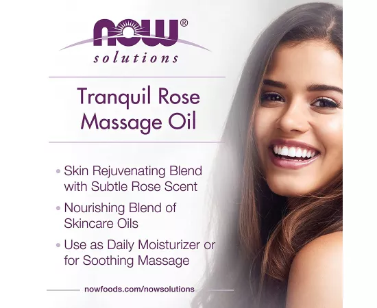 Now Solutions Tranquil Rose Massage Oi 8 Fl Oz.