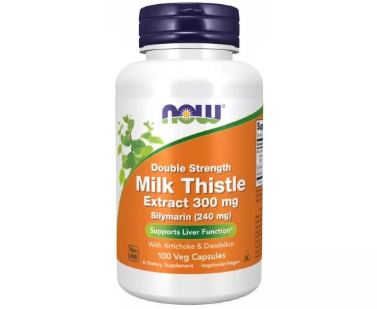 Now Foods Silymarin Milk Thistle Extract 300 mg 100 Veg Capsules