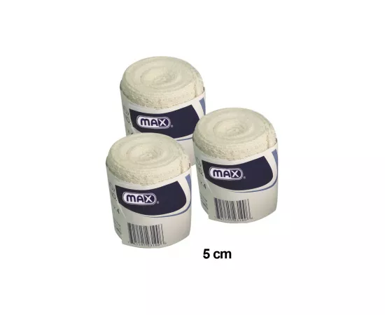 Max Cotton Crepe Bandage 5cmx4.5m 3 Pcs