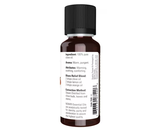 Now Essential Oils Clove Oil 100% Pure 1 Fl. Oz.