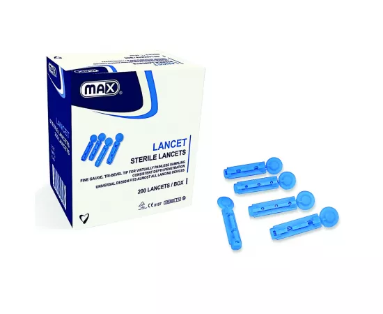 Max Blood Lancets 200pcs/Box