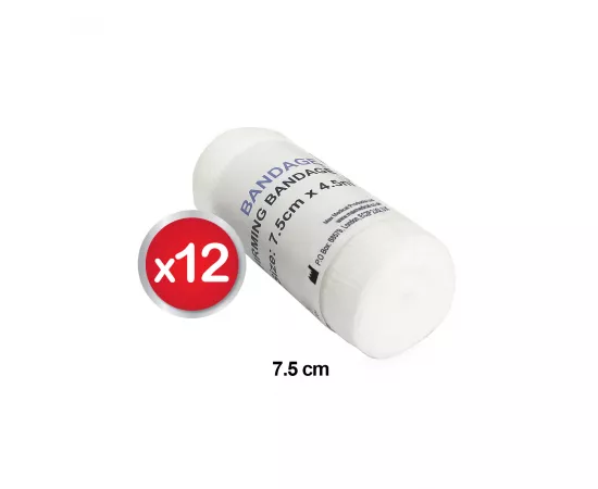 Max PBT Confirming Bandage 7.5cmx4.5m-12Pcs /Box