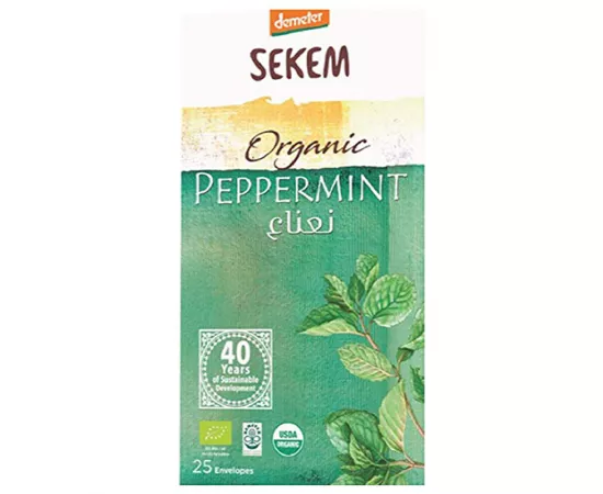 Sekem Organic Peppermint Tea 25 Envelopes