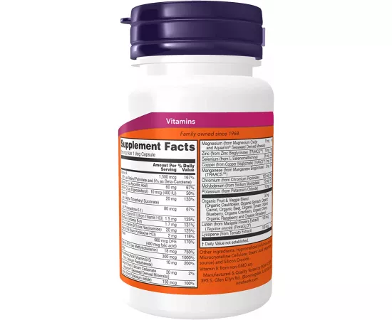 Now Foods Daily Vits 30 Veg Capsules