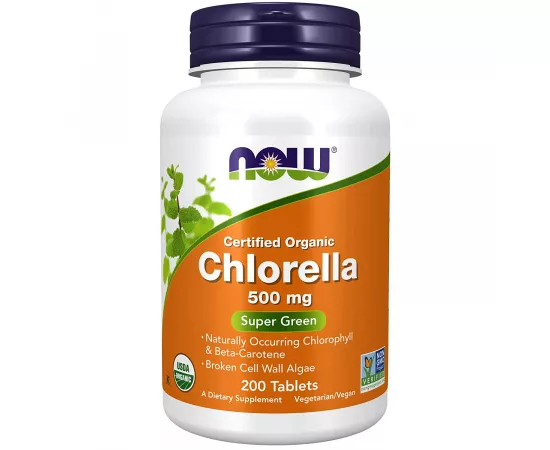 Now Foods Organic Chlorella  200 Tablets