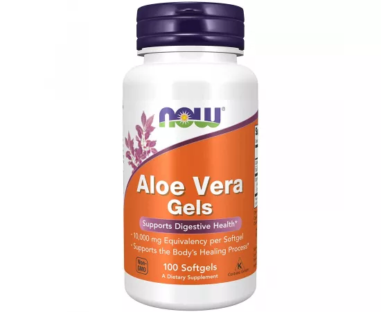 Now Foods Aloe Vera gels 10,000 mg  100 Softgels