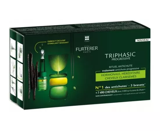 Rene Furturer Unisex Triphasic Progressive Anti-Hair Loss Ritual Anti-Hair Loss Treatment Hair Care