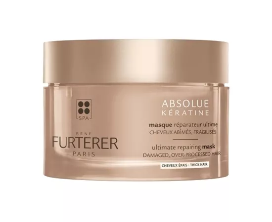 Rene Furturer Absolue Kératine Renewal Cure Ultimate Repairing Mask Damaged Over-Processed Hair 200 ml