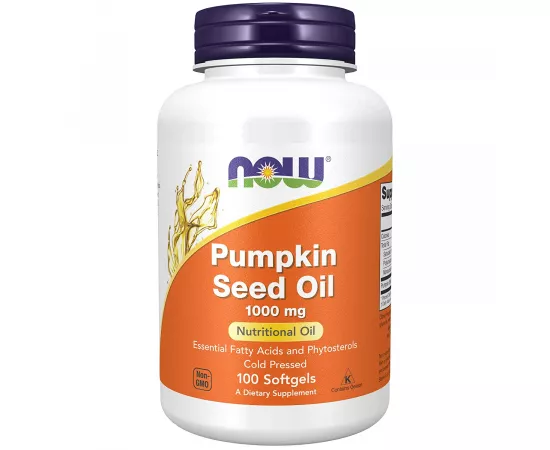 Now Foods Pumpkin Seed Oil 100mg 100 Softgels