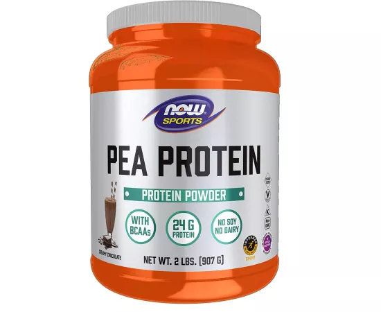 Now Sports Sports Pea Protein Creamy Chocolate Powder 2 Lbs.