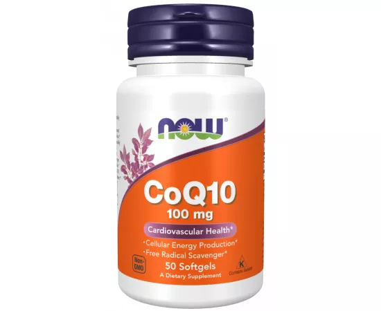 Now Foods CoQ10 100 mg  50 Softgels