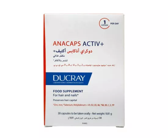 Ducray Anacaps Activ Plus Capsule 30's