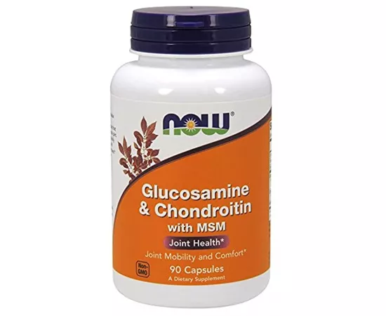 Now Foods Glucosamine and Chondroitin With Msm  90 Capsules