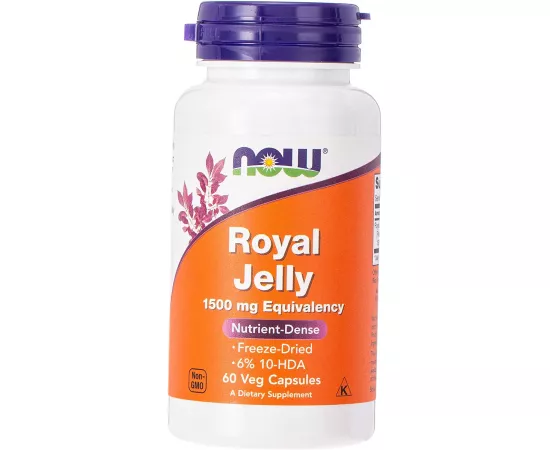 Now Foods Royal Jelly 1500mg 60 Capsules