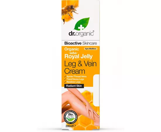 Dr. Organic Royal Jelly Leg And  Vein Cream 200ml