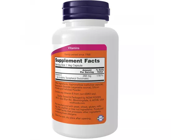 Now Foods Vitamin E-400 Iu 30 Softgels