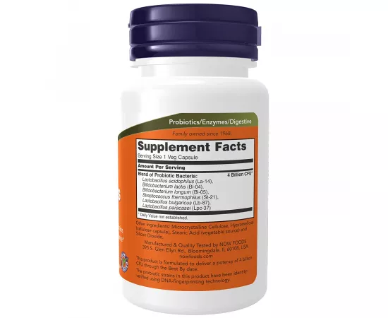 Now Foods Acidophilus 4X6 Capsules 60 Capsules