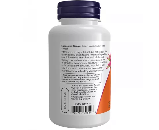 Now Foods Vitamin E-400 Iu 30 Softgels