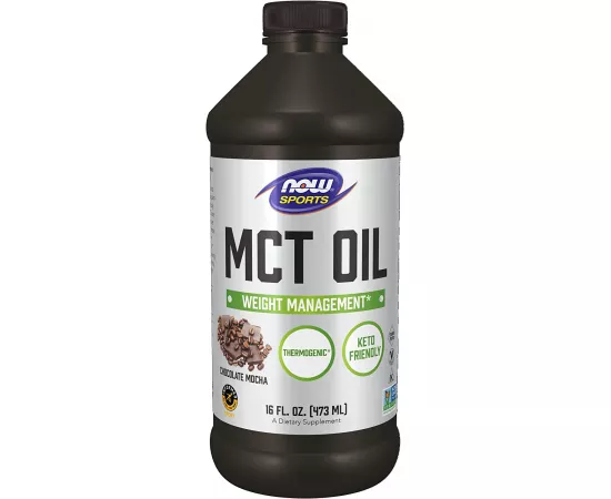 Now Sports  Mct Oil Chocolate Mocha 16 Fl. Oz.