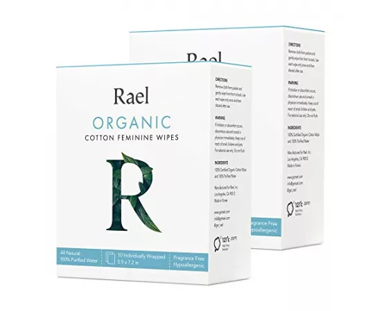 Rael Organic Cotton Feminine Wipes