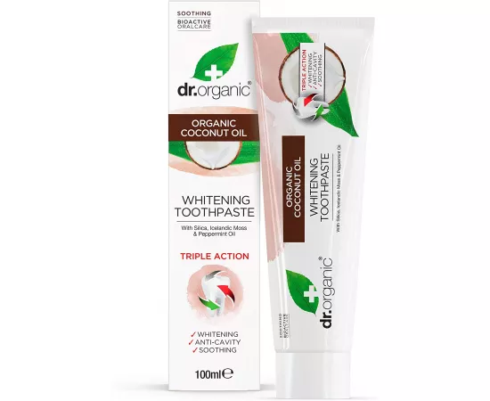 Dr. Organic Virgin Coconut Oil Toothpaste 100ml