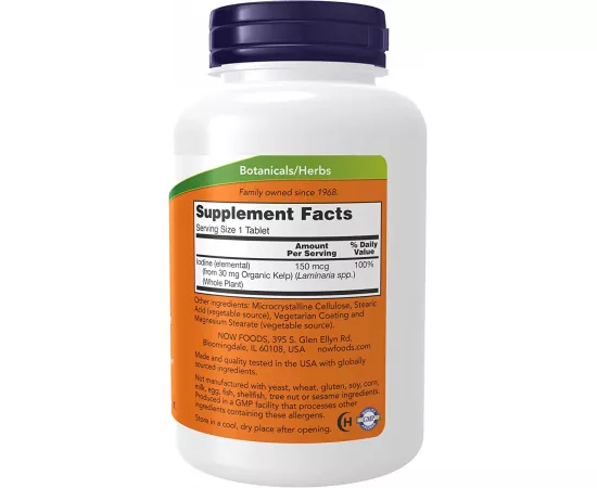 Now Foods Kelp 150 Mcg 200 Tablets