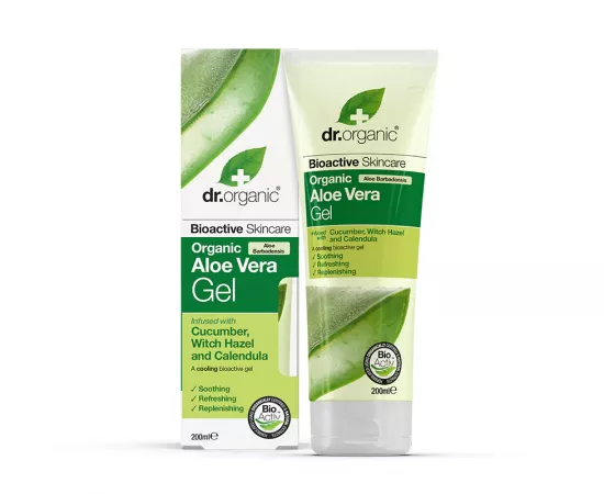 Dr. Organic Aloe Vera Gel With Cucumber With Hazel And Calendula 200 ml