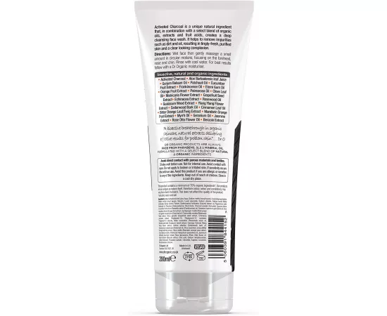 Dr Organic Charcoal Face Wash 200ml