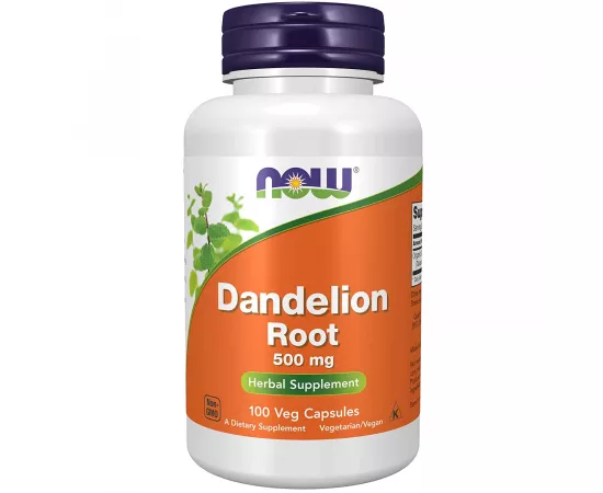 Now Foods Dandelion Root 500 mg 100 Veg Capsules