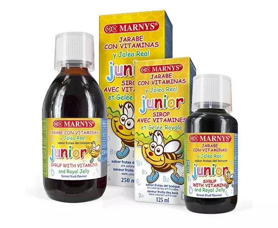 Marnys Junior Syrup with Vitamins and Royal Jelly - 125 ml