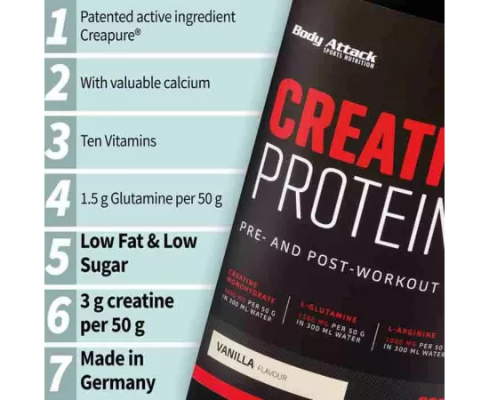 Body Attack Creatine Protein Chocolate 2000 g