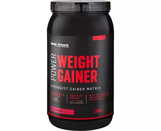 Body Attack Power Weight Gainer  Strawberry 1.5 kg