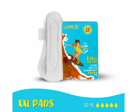 Lemme Be XXL Sanitary Pads (Box of 7)