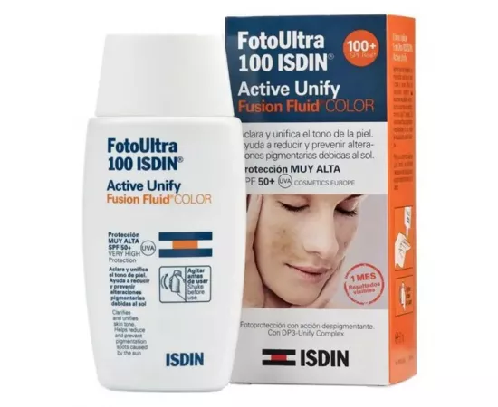 Isdin Foto Ultra 100 Active Sunscreen Unify Fusion Fluid Color 50 ml