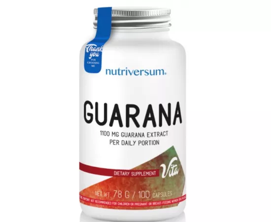 Nutriversum Vita Guarana 78g (100 Capules)