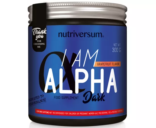 Nutriversum Dark I Am Alpha Grape Fruit 300g