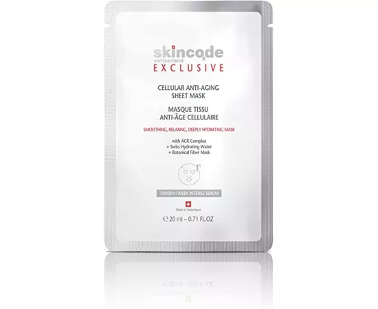 Skincode  Cellular Anti Aging Sheet Mask 20 ml Into  5