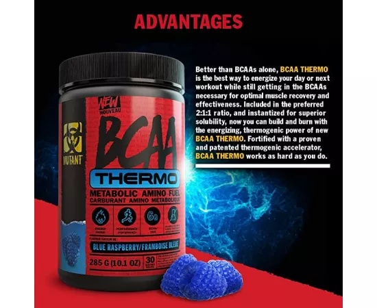 Mutant BCAA Thermo  Blue Raspberry 285 g