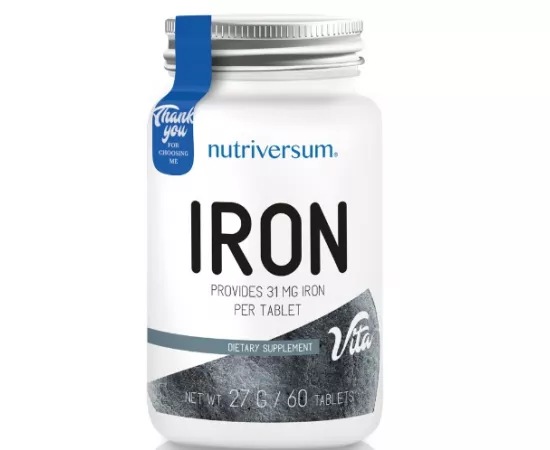 Nutriversum Vita Iron 27g (60 Tablets)