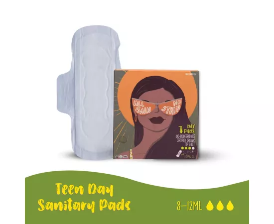 Lemme Be Sanitary Day Pads 100% Cotton -  (Box of 20)